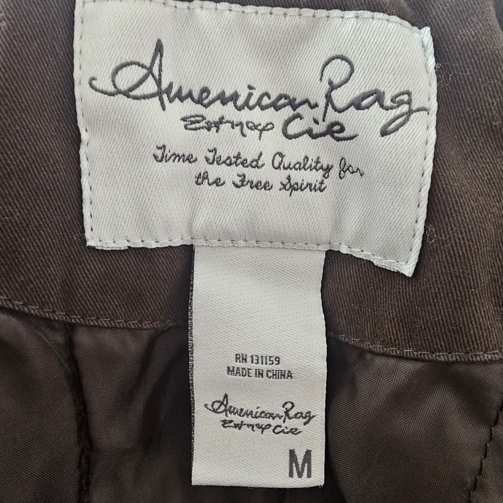 American Rag Green Utility Jacket Durable Cotton‎ Canvas Size M - Picture 7 of 10